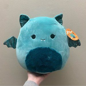 Squishmallow 12 Lucasta blue bat plush teddy bear toy